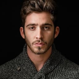 Man with short hair in studio portrait
